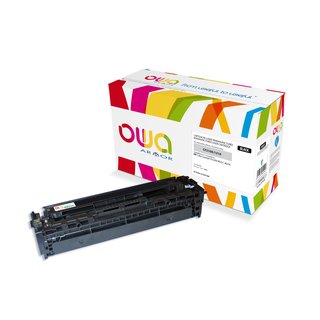 OWA Toner Schwarz, kompatibel zu HP / Canon CF210A / 731BK Color Laserjet M251, LBP 7100