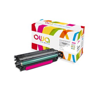 OWA Toner Magenta, kompatibel zu HP / Canon CE253A / EP-723 Color Laserjet CP3525, LBP 7750