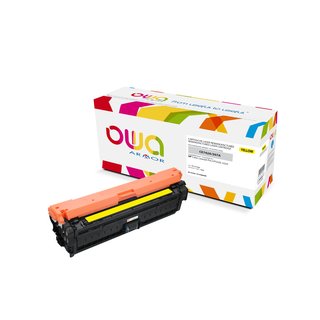 OWA Toner Yellow, kompatibel zu HP CE742A Color Laserjet CP5225