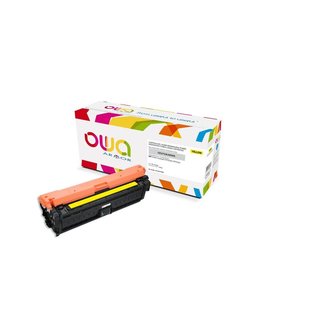 OWA Toner Yellow, kompatibel zu HP CE272A Color Laserjet 5520