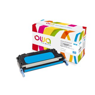 OWA Toner Cyan Jumbo,  kompatibel zu HP / Canon Q7581A  Color Laserjet 3800, EP-711