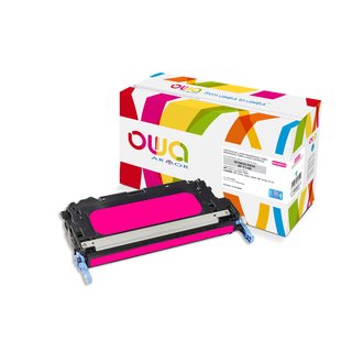 OWA Toner Magenta Jumbo, kompatibel zu HP / Canon Q7583A  Color Laserjet 3800, EP-711