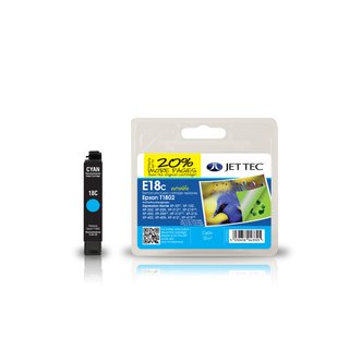 JETTEC Tinte Cyan, Remanufactured zu Epson T1802 XP30