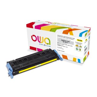 OWA Toner Yellow, kompatibel zu HP / Canon Q6002A / EP-707Y Color Laserjet 1600