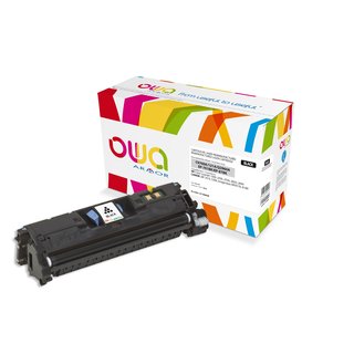 OWA Toner Schwarz, kompatibel zu HP / Canon C9700A / Q3960A / EP87  Color Laserjet 1500