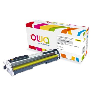 OWA Toner Yellow, kompatibel zu HP / Canon CE312A / Cartridge 729Y Color Laserjet  CP1025