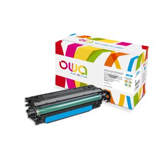OWA Toner Cyan, kompatibel zu HP / Canon CE251A / EP-723 Color Laserjet CP3525, LBP 7750