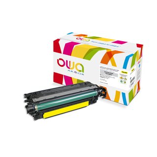 OWA Toner Yellow, kompatibel zu HP / Canon CE252A / EP-723 Color Laserjet CP3525, LBP 7750