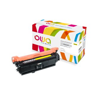 OWA Toner Yellow, kompatibel zu HP CE402A Color Laserjet M500