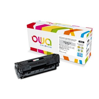OWA Toner Schwarz Jumbo,  kompatibel zu HP / Canon Q2612A / EP-703 Laserjet 1010