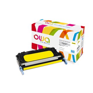 OWA Toner Yellow Jumbo, kompatibel zu HP / Canon Q6472A Color Laserjet 3600, EP-717