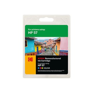 KODAK Tinte 3 Color, Remanufactured zu HP C6657A Nr.57, HP DJ5550