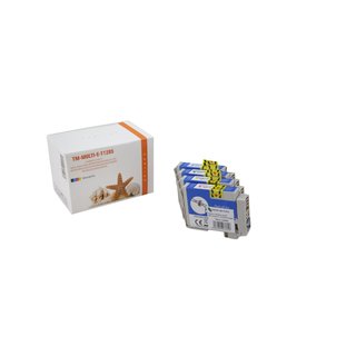 Alternativ - Epson Tinte Schwarz / Cyan / Magenta / Yellow T1285  C13T12854010 Schachtel BK 13ml C/M/Y je 6,6ml 4er Set