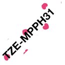 Original BrotherTZ-EMPPH31 DirectLabel schwarz auf pink...