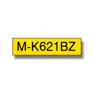 Original BrotherMK-621BZ DirectLabel schwarz auf gelb