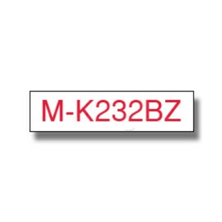 Original BrotherMK-232BZ DirectLabel rot auf weiss