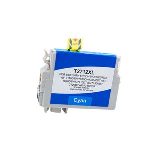Alternativ - Epson Tinte Cyan T2712XL C13T27124010 Bulk 10,4ml