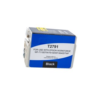 Alternativ - Epson Tinte Schwarz T2791 C13T27914010 Bulk 34ml