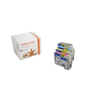 Alternativ - Epson Tinte Multipack T34XL C13T34764010 / BK 23,4ml / CMY 14ml