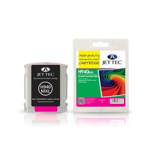 JETTEC Tinte Magenta, Remanufactured zu HP C4908AE Nr.940XL, Officejet Pro 8000
