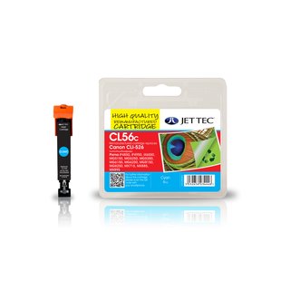 JETTEC Tinte Cyan, Remanufactured zu Canon CLI-526C IP4850