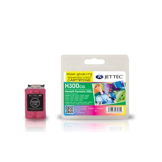 JETTEC Tinte 3 Color, kompatibel zu HP CC644A Nr.300XL, Deskjet D2560